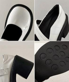 厚底ローファー レディース美脚くつ 送料無料 即日発送-8