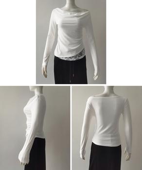 レース 長袖Tシャツ レディース 薄手 送料無料 即日発送-7