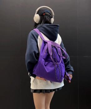 ナイロンリュック肩掛けバッグトートバッグ 送料無料 即日発送-5