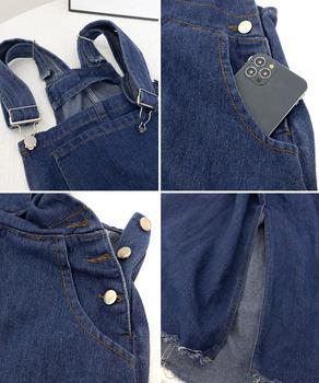 サロペットスカート デニムジャンスカ 送料無料 即日発送-9