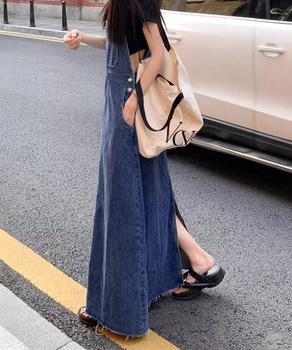 サロペットスカート デニムジャンスカ 送料無料 即日発送-2