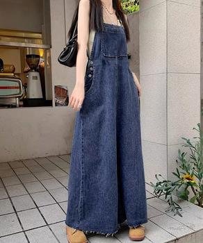 サロペットスカート デニムジャンスカ 送料無料 即日発送-6