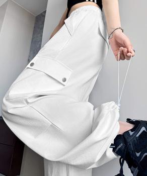 カーゴパンツ レディースストレートパンツ 送料無料 即日発送-4