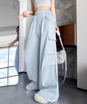 カーゴパンツ レディースストレートパンツ 送料無料 即日発送-6