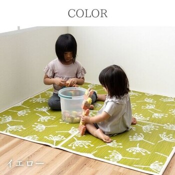 カーペット 約140×140cm 小さめラグ キッズルーム NCXフルール 送料無料-5