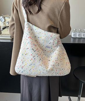 トートバッグ レディース 英字ロゴ 送料無料 即日発送-3