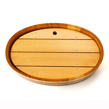 和食器 椹 小判型盛桶 ステンレスタガ 目皿付 小 日本製 送料無料-2