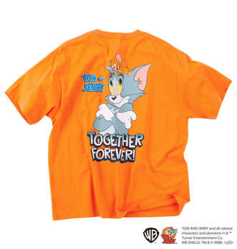 大きいサイズ TOM and JERRY 天竺プリントポケット付半袖Tシャツ 3L 4L 5L 6L 8L MC855412-99601 ラッピング可 送料無料 即日発送-0