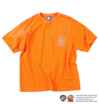 大きいサイズ TOM and JERRY 天竺プリントポケット付半袖Tシャツ 3L 4L 5L 6L 8L MC855412-99601 ラッピング可 送料無料 即日発送-1