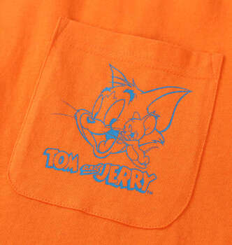 大きいサイズ TOM and JERRY 天竺プリントポケット付半袖Tシャツ 3L 4L 5L 6L 8L MC855412-99601 ラッピング可 送料無料 即日発送-3