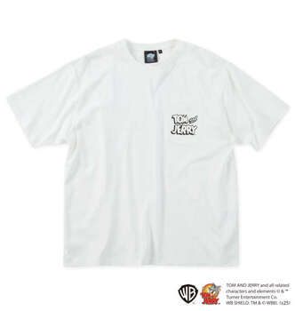 大きいサイズ TOM and JERRY 天竺プリントポケット付半袖Tシャツ 3L 4L 5L 6L 8L MC855401-99602 ラッピング可 送料無料 即日発送-1