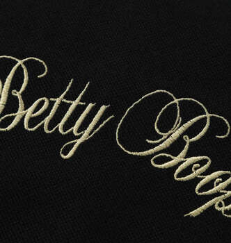 大きいサイズ BETTY BOOP 鹿の子刺繍＆プリント半袖ポロシャツ 3L 4L 5L 6L 8L MC855372-99605 ラッピング可 送料無料 即日発送-3