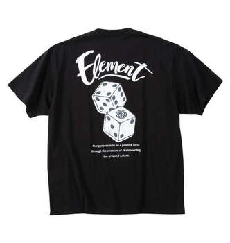 大きいサイズ ELEMENT DICE半袖Tシャツ 3L 4L 5L 6L MC852562-99637 ラッピング可 送料無料 即日発送-0
