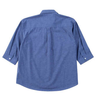 大きいサイズ Mc.S.P 麻混スラブレギュラー七分袖シャツ 3L 4L 5L 6L 8L MC752301-99652 ラッピング可 送料無料 即日発送-1