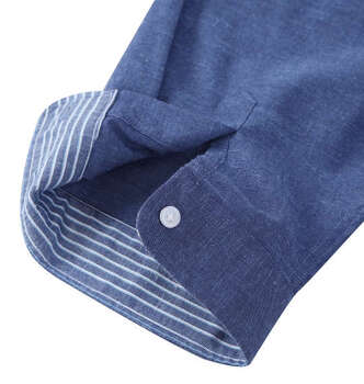 大きいサイズ Mc.S.P 麻混スラブレギュラー七分袖シャツ 3L 4L 5L 6L 8L MC752301-99652 ラッピング可 送料無料 即日発送-3