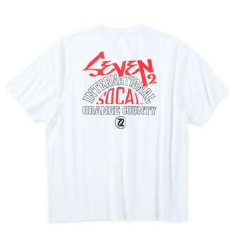 大きいサイズ SEVEN2 天竺半袖Tシャツ 3L 4L 5L 6L 8L MC852031-99670 ラッピング可 送料無料 即日発送-1