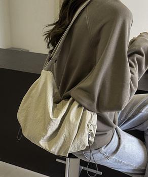 ドローストリングショルダーバッグ 送料無料 即日発送-4