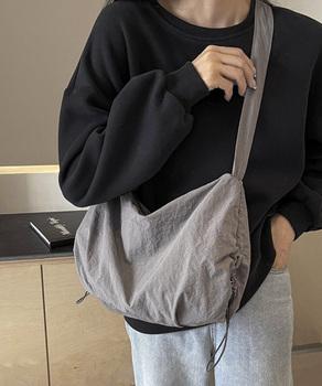 ドローストリングショルダーバッグ 送料無料 即日発送-5