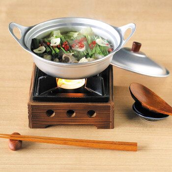 和食器 アルミ ミニ寄せ鍋 蓋付 日本製 送料無料-4