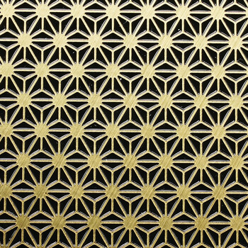 真鍮 細密コースター 丸 七宝 麻の葉 青海波 日本製 送料無料-3