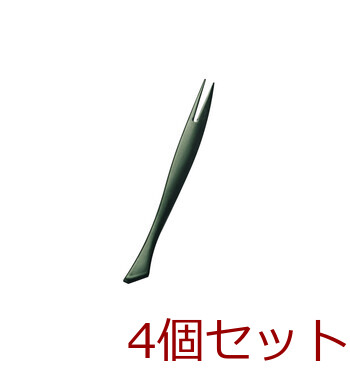 和食器 竹 ゆるやかフォーク 小 クリア 赤 緑 日本製 4セット 送料無料-3