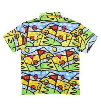 大きいサイズ LOUDMOUTH プレミアム鹿の子柄半袖シャツ 3L 4L 5L MC852262-00142 ラッピング可 送料無料 即日発送-1