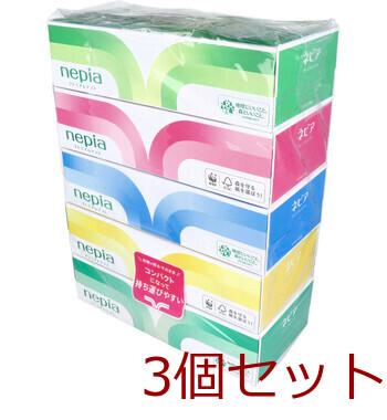 ネピア プレミアムソフト ティシュ 360枚 180組 ×5個パック 3セット 送料無料-2