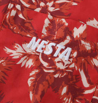 大きいサイズ NESTA BRAND ボタニカル柄オープンカラー半袖シャツ 3L 4L 5L 6L 8L MC752161-00809 ラッピング可 送料無料 即日発送-3