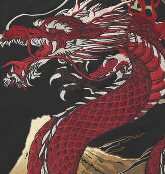 大きいサイズ 絡繰魂 龍×富士半袖Tシャツ 3L 4L 5L 6L 8L ラッピング可 送料無料 即日発送-3