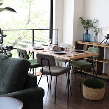 ダイニングテーブル ブラウン　RUT 3590 II RUMMY Dining Table 1300 送料無料 即日発送-22