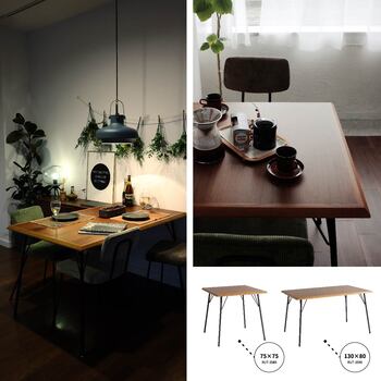 ダイニングテーブル ブラウン　RUT 3590 II RUMMY Dining Table 1300 送料無料 即日発送-32