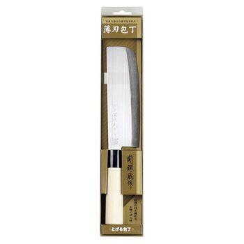 関鍔蔵作白丸柄Ｐ口薄刃菜切包丁165mm 送料無料 即日発送-1