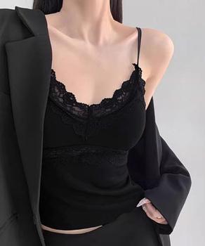 レースキャミソール カップ付きブラトップ SK22347100-1188 送料無料 即日発送-2