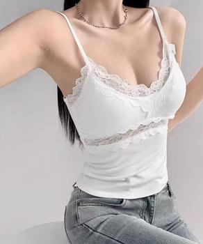 レースキャミソール カップ付きブラトップ SK22347100-1188 送料無料 即日発送-5