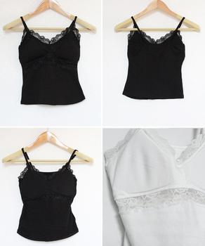 レースキャミソール カップ付きブラトップ SK22347100-1188 送料無料 即日発送-8