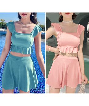 セットアップ水着 フリルビキニ盛れる水着 送料無料 即日発送-6