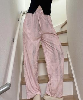 タイダイ染めワイドパンツ春夏ロングパンツ 送料無料 即日発送-6