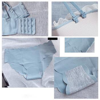 ブラジャーショーツレディース レース付き ノンワイヤー 下着 送料無料 即日発送-3