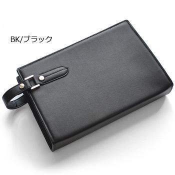 フェイクレザーサフィアーノ柄メンズクラッチバッグ No.2615T セカンドバッグ 2色展開 送料無料-8