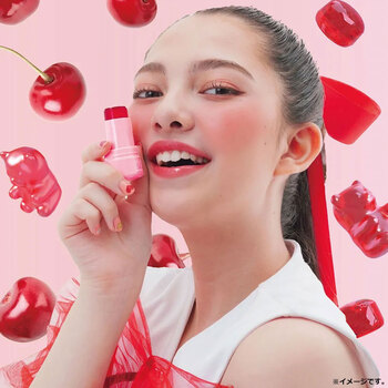 mamicosme マミコスメ グミティント チーク&リップカラー チェリーレッド 8g 2個セット 送料無料-4