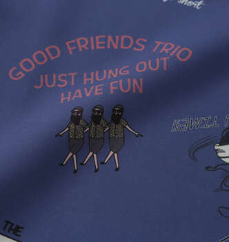 大きいサイズ FUN for modemdesign LIFE OJI柄半袖アロハシャツ 3L 4L 5L 6L 8L MC752762-01683 ラッピング可 送料無料 即日発送-2