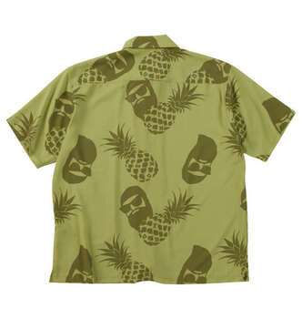 大きいサイズ FUN for modemdesign PINEAPPLE OJI柄半袖アロハシャツ 3L 4L 5L 6 MC752751-01684 ラッピング可 送料無料 即日発送-1