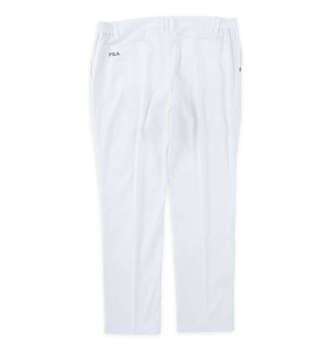 大きいサイズ FILA GOLF エンボスストレッチツイルストレートパンツ 100 105 110 115 120 130 ホワイト ラッピング可 送料無料 即日発送-1