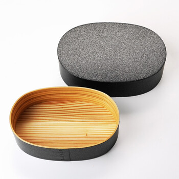 強化塗装 わっぱ料理箱 乱糸ブラック 乱糸ホワイト いぶし銅 いぶし銀 送料無料-18