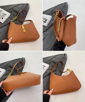 ワンショルダーバッグホーボーバッグお洒落 送料無料 即日発送-8