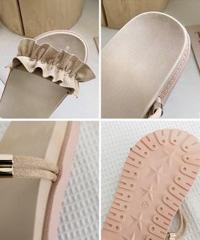 2WAY厚底サンダル フリルサンダル美脚 送料無料 即日発送-9