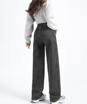 デニムパンツ ウエスト調整可能 ボトムス 送料無料 即日発送-3