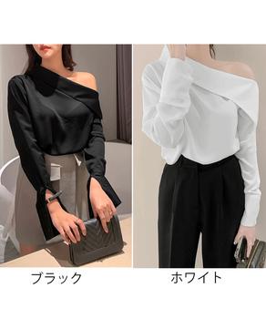 オフショルダーブラウス オフショルダー 送料無料 即日発送-1