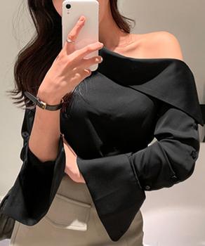 オフショルダーブラウス オフショルダー 送料無料 即日発送-2