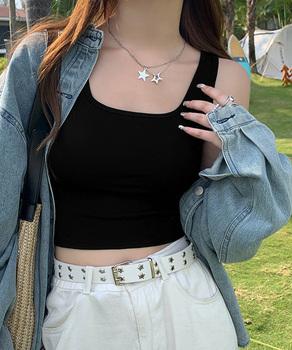 カップ付きタンクトップ背中あきブラトップ 送料無料 即日発送-2